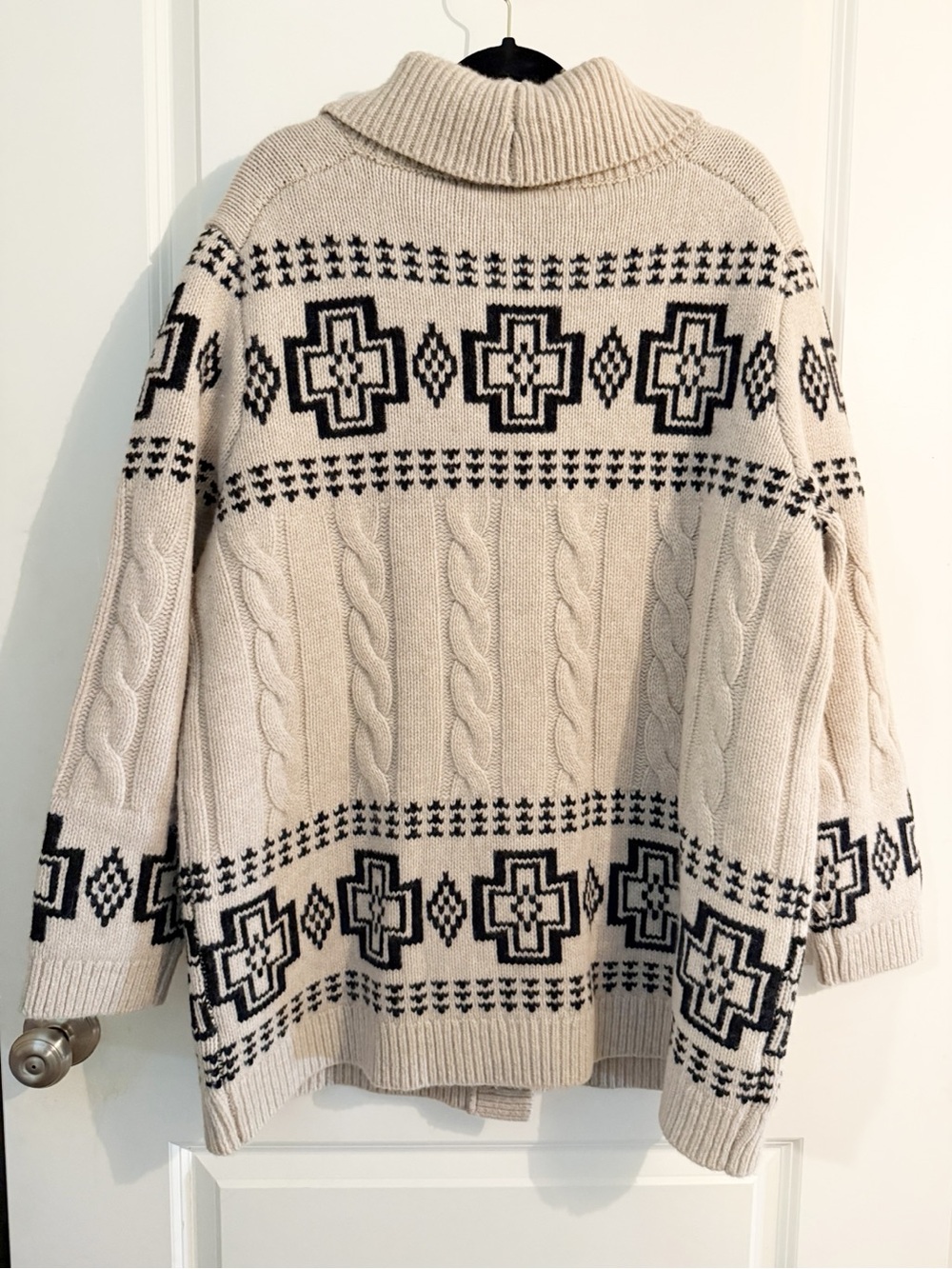NWT Pendleton Women’s Lambswool Cable Cardigan - size XL - Picture 6 of 10